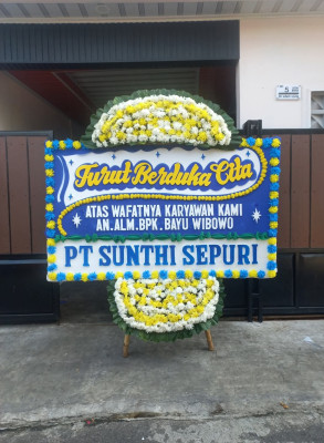 Papan Bunga Duka di Marancar